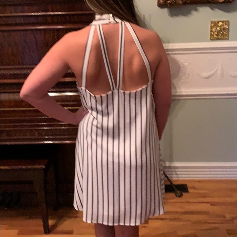 Hyfve large black and white dress